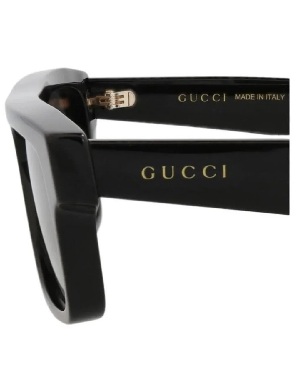 New Gucci Mens Square/Rectangle Black Black Grey Fashion Designer Sunglasses